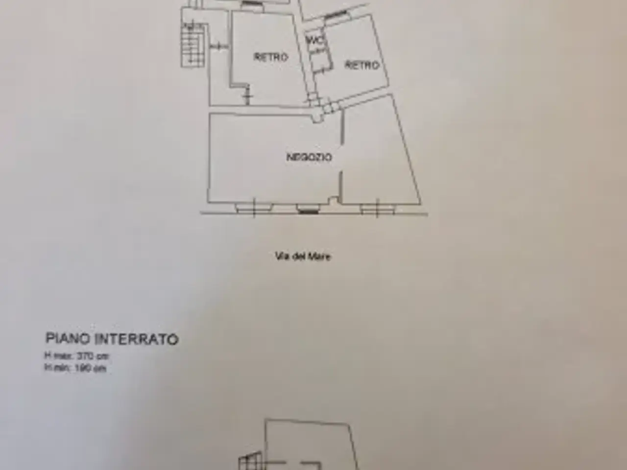 Negozio in Via del Mare, Livorno, {3} - Planimetria 1