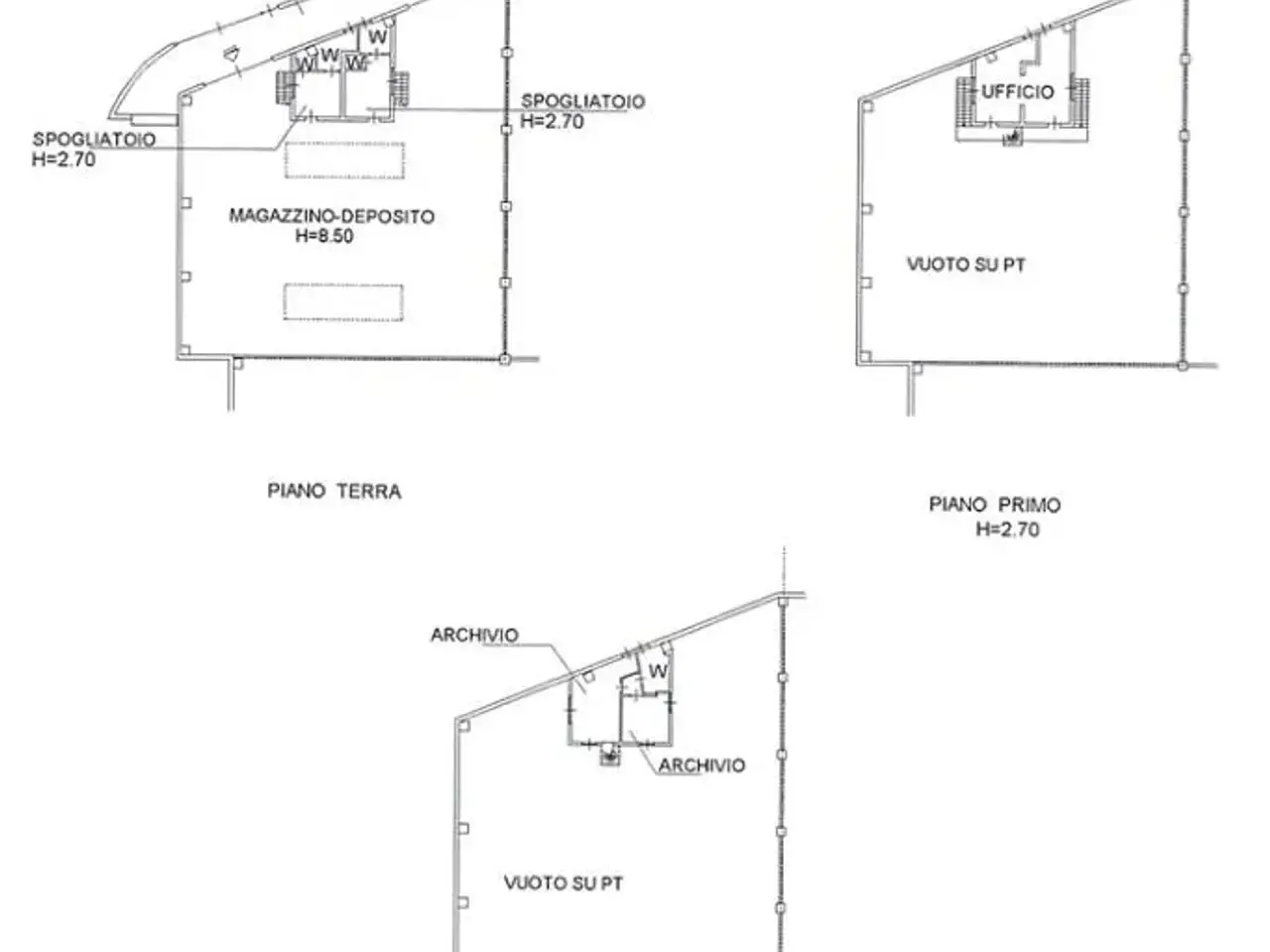 Capannone in Via delle Fornaci, Castello Di Brianza, {3} - Planimetria 1