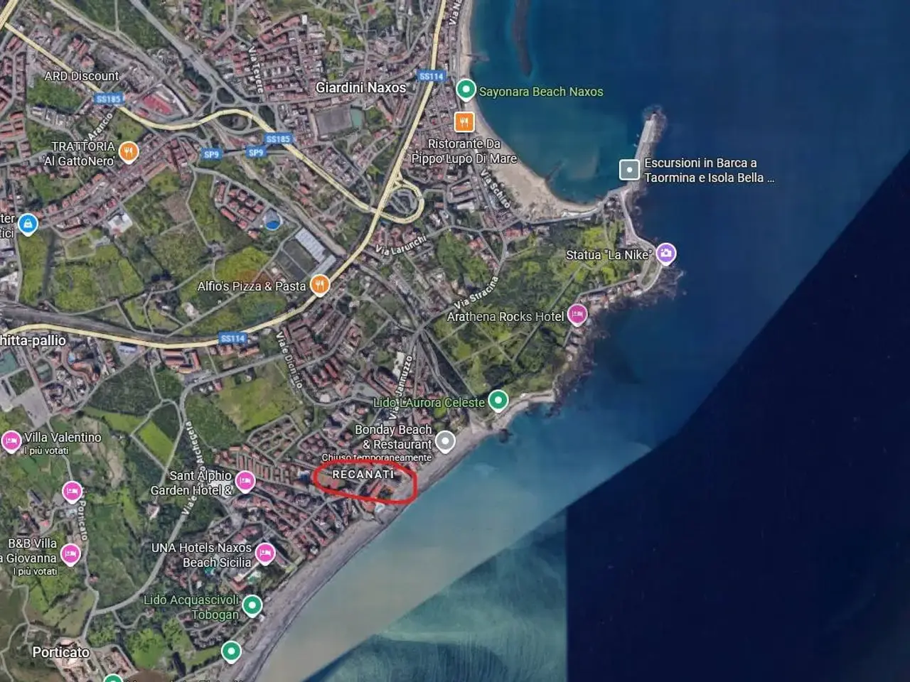 Negozio in Viale Jannuzzo, Giardini Naxos, {3} - Foto 1