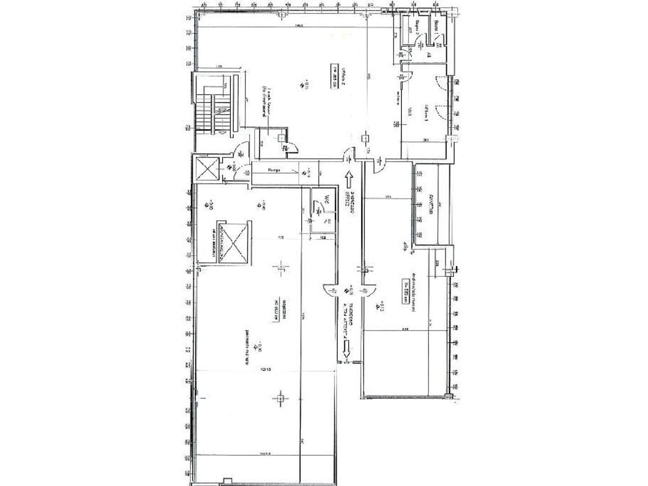 Ufficio in Via Nigarzola 1, Lallio, {3} - Planimetria 1