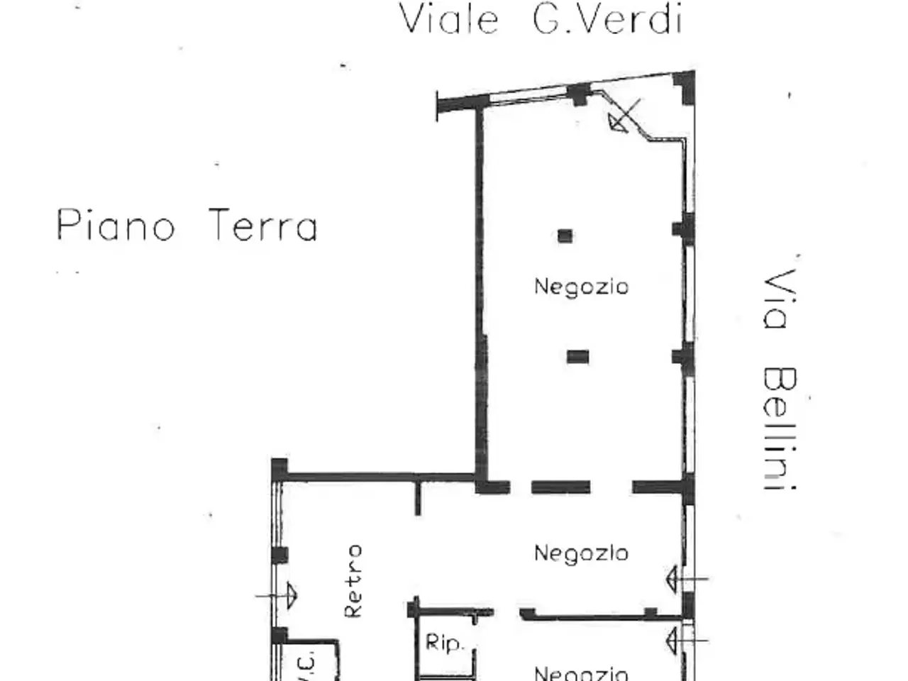 Negozio in Via G. Verdi , Modena, {3} - Planimetria 1