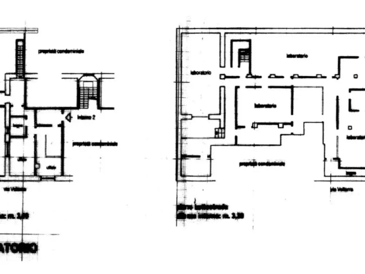 Palazzina commerciale in Via Volterra 1/C, Roma, {3} - Planimetria 1