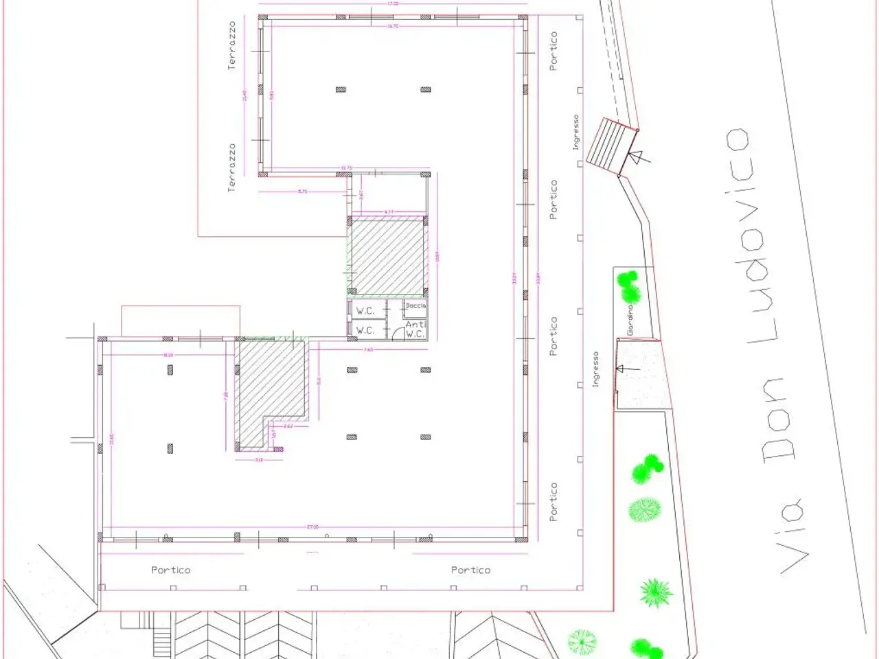 Negozio in Via Ludovico Pappalardo, Pedara, {3} - Planimetria 1