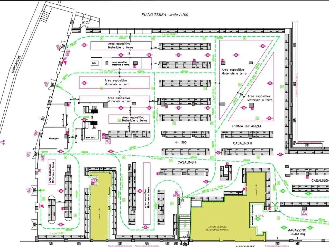 Negozio in Via IV Novembre 119, Campobasso, {3} - Planimetria 1
