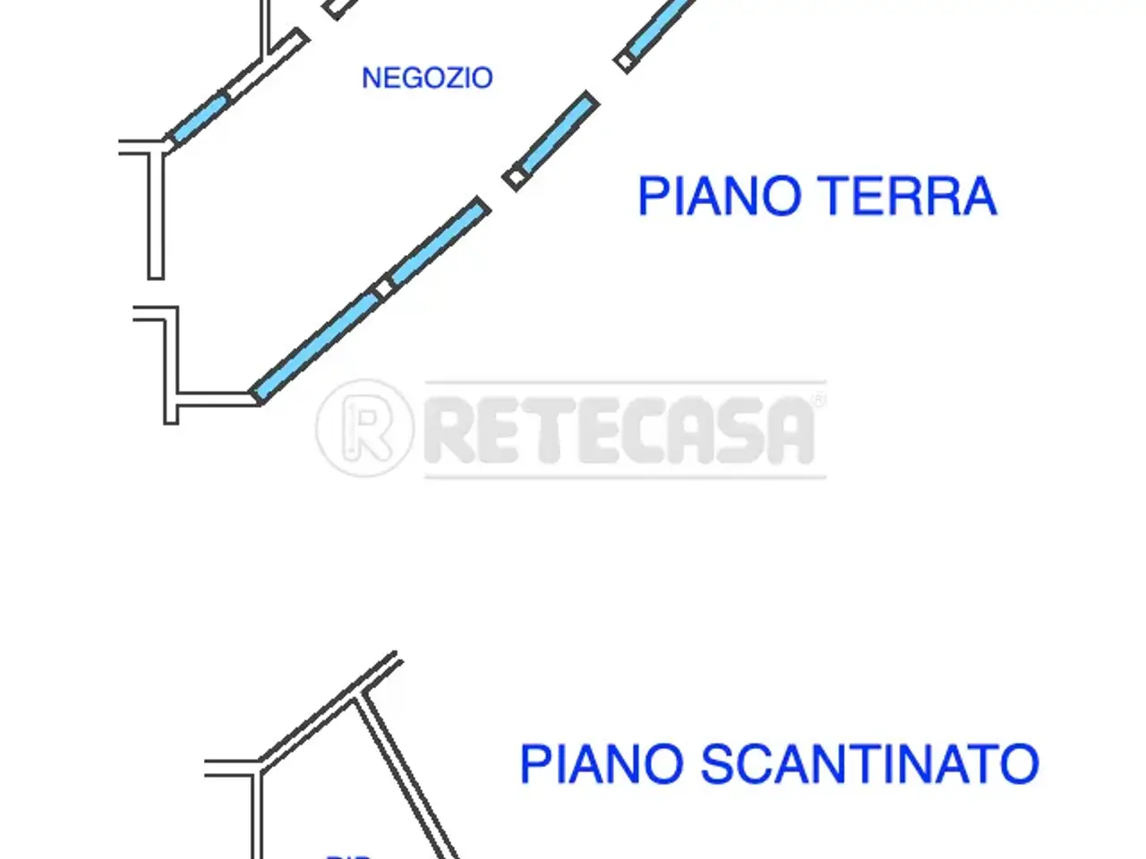Palazzina commerciale in Via Montello 40, Visco, {3} - Planimetria 1