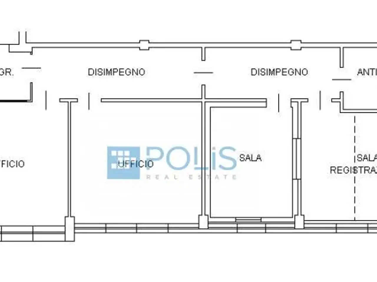 Ufficio in Via delle Industrie, Limena, {3} - Planimetria 1