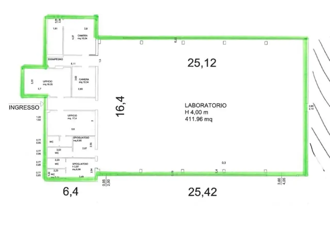 Capannone in Via Antonio Pacinotti 6, San Giovanni In Persiceto, {3} - Planimetria 1