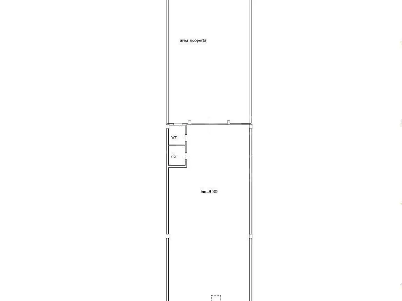 Capannone in Via Mauro Contò, Bisceglie, {3} - Planimetria 1