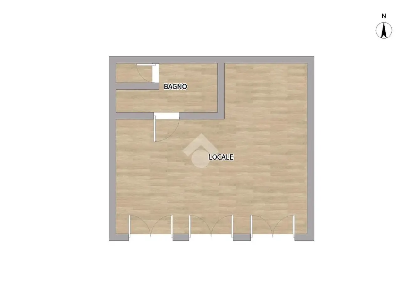 Negozio in Via Andromeda, Napoli, {3} - Planimetria 1