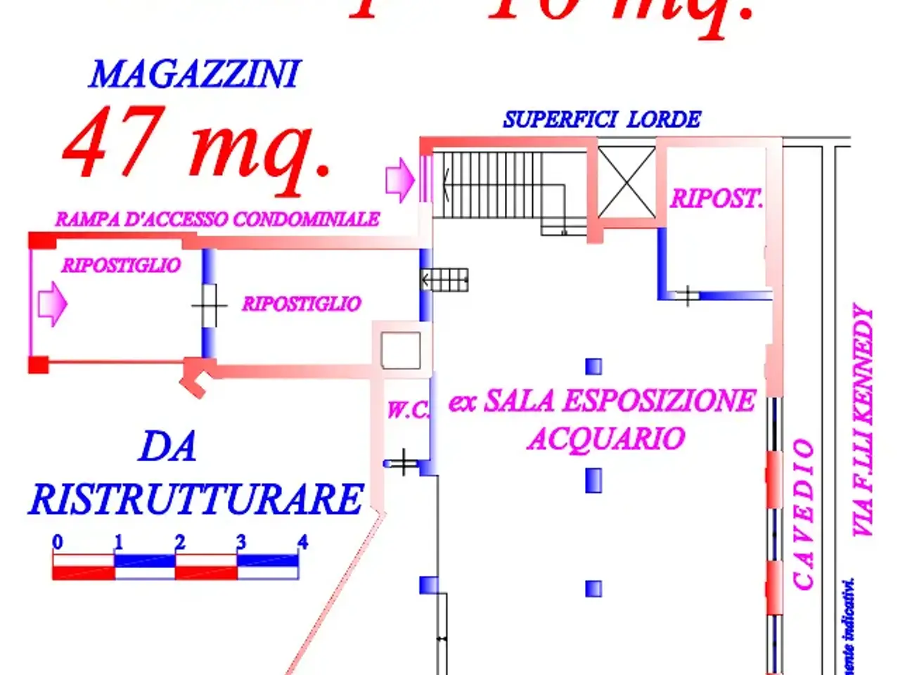 Magazzino in Venti Settembre 1, Alghero, {3} - Planimetria 1