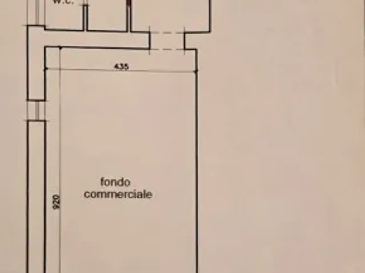 Negozio in Via Marco Mastacchi 309, Livorno, {3} - Planimetria 1