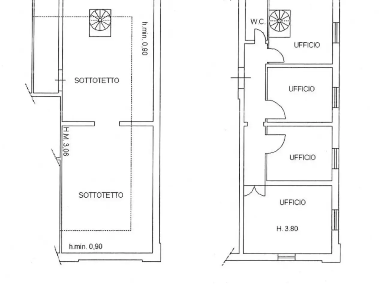 Negozio in Viale San Concordio 640, Lucca, {3} - Planimetria 1