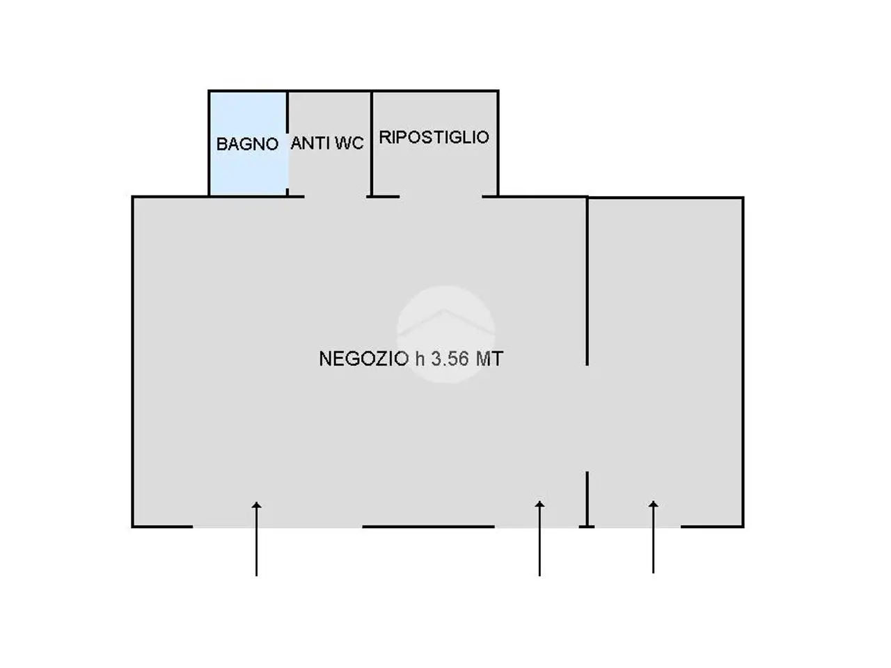 Negozio in Via Pigna 225, Napoli, {3} - Planimetria 1