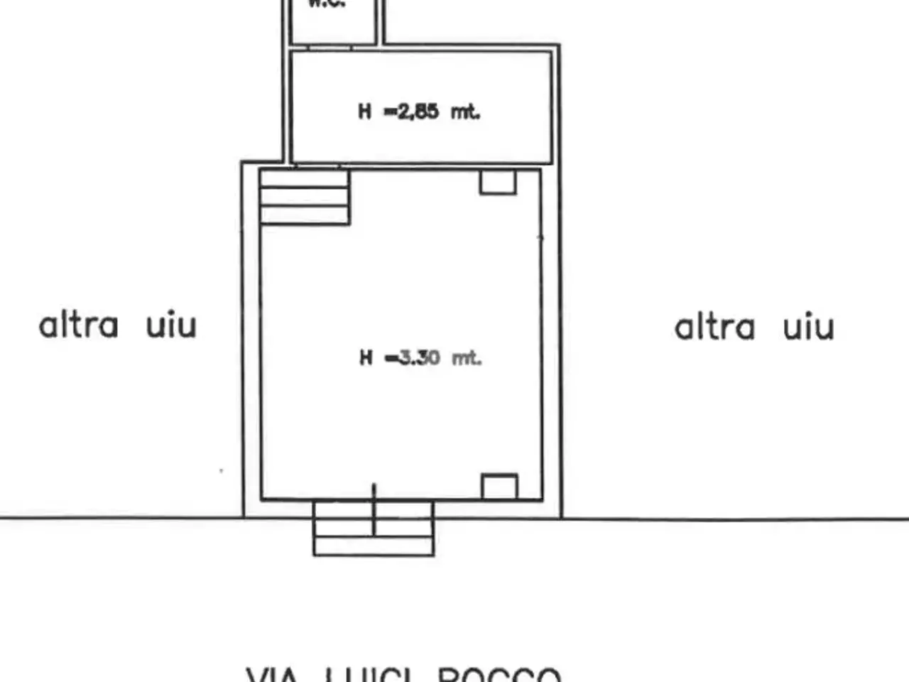 Negozio in Via Luigi Rocco 82, Arzano, {3} - Planimetria 1