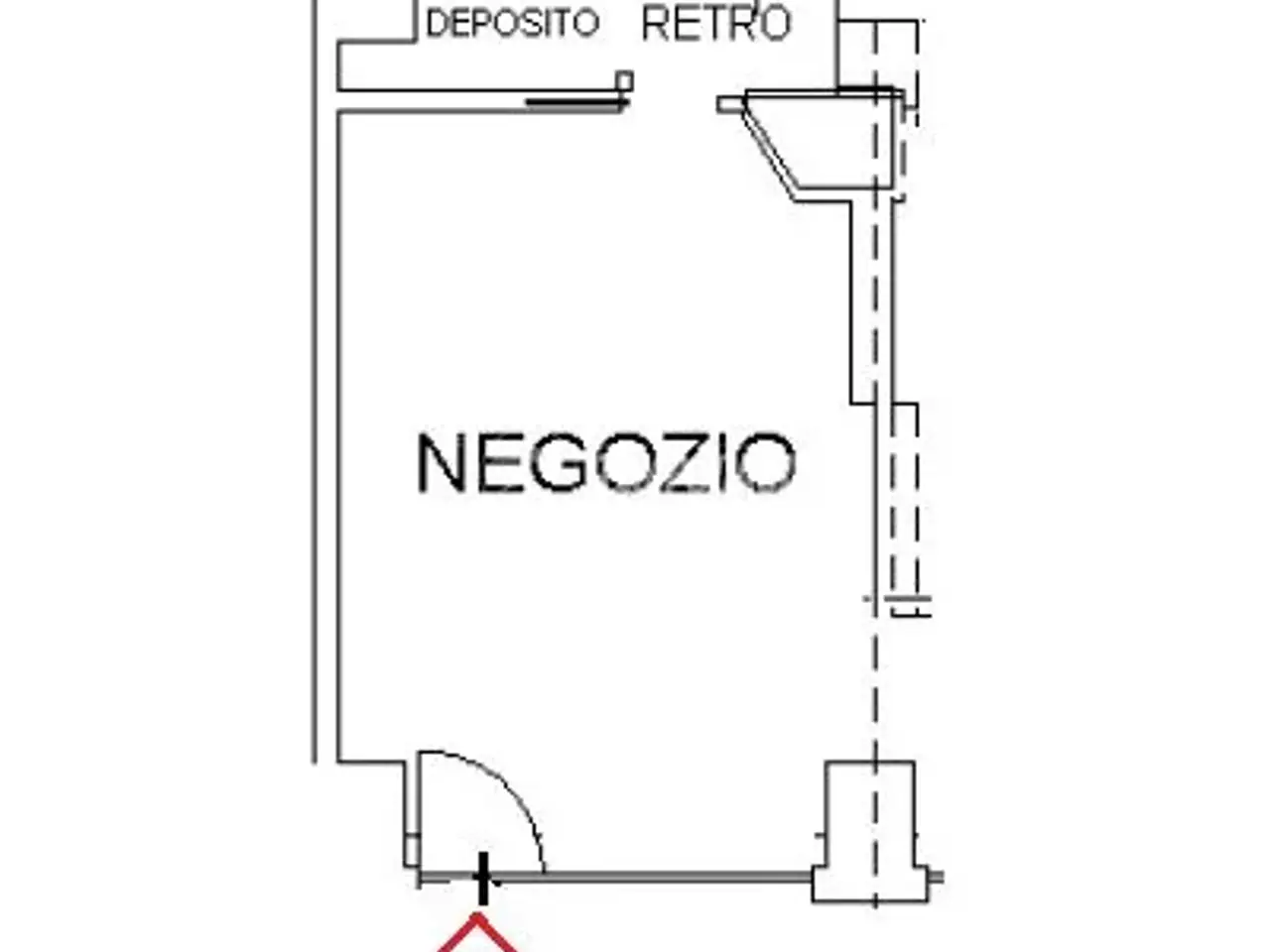 Negozio in Corso Filippo Turati 15, Torino, {3} - Planimetria 1