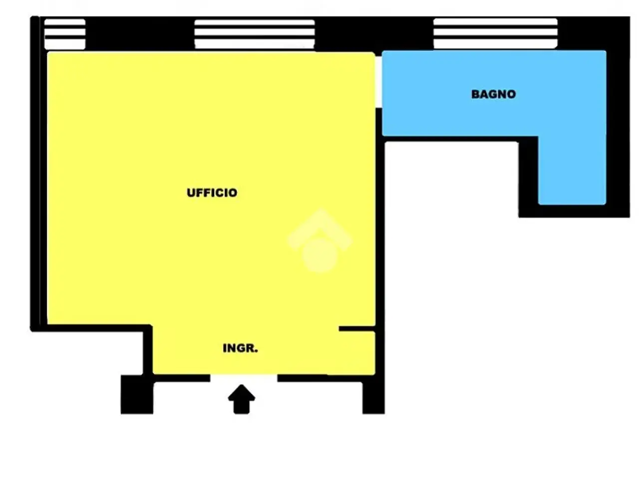 Ufficio in Via Pallanza 6, Milano, {3} - Planimetria 1