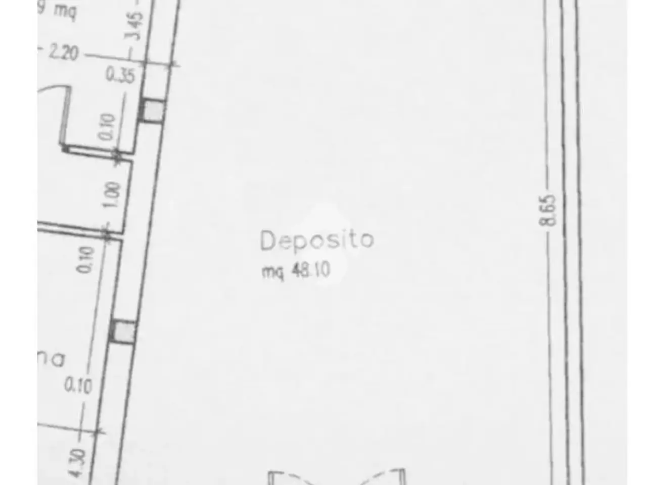 Magazzino in Via della Resistenza, Trento, {3} - Planimetria 1