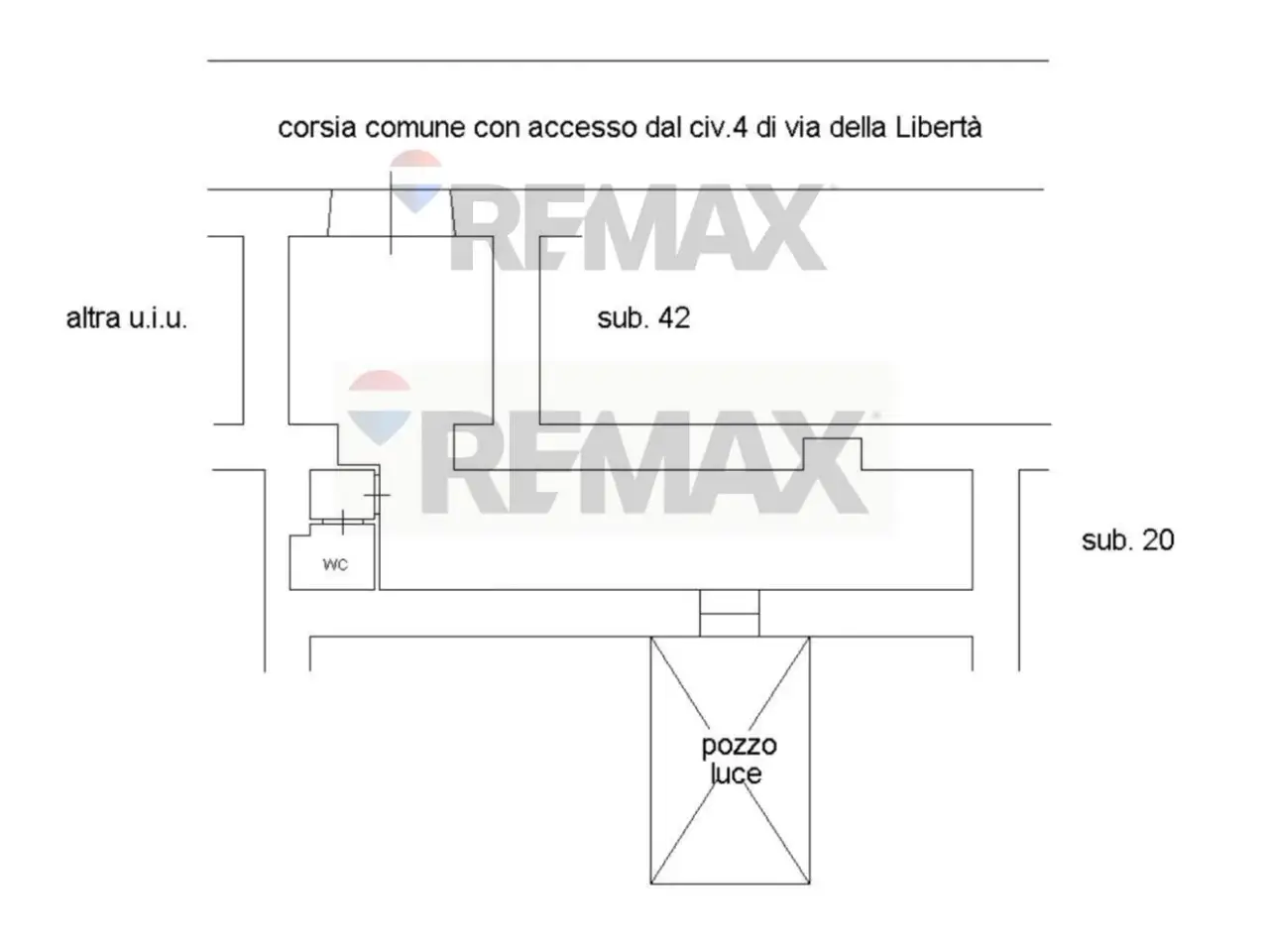 Negozio in Via della Liberta\' 4, Palermo, {3} - Planimetria 1