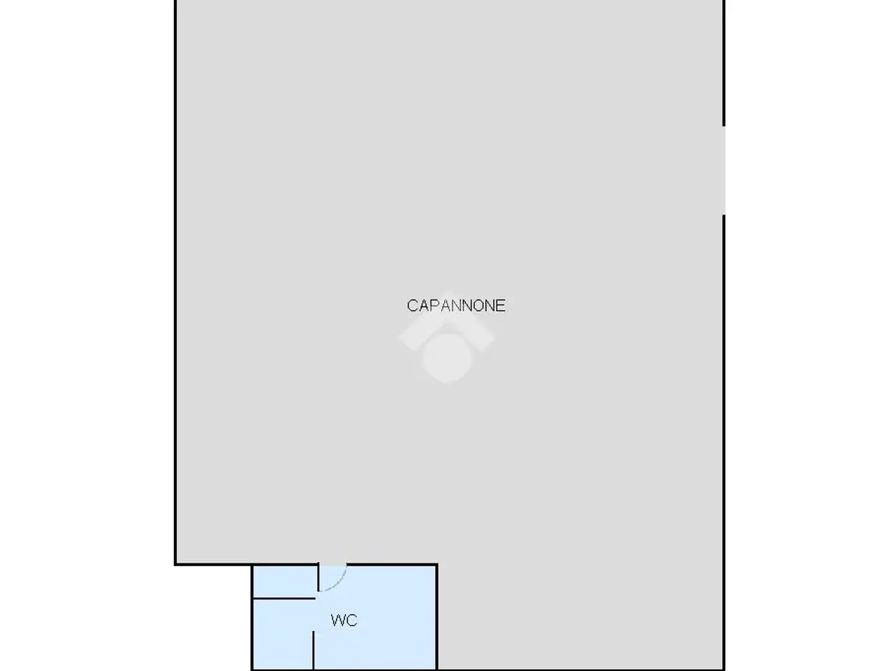 Capannone in Via Cerro dei Tartari, Cassino, {3} - Planimetria 1