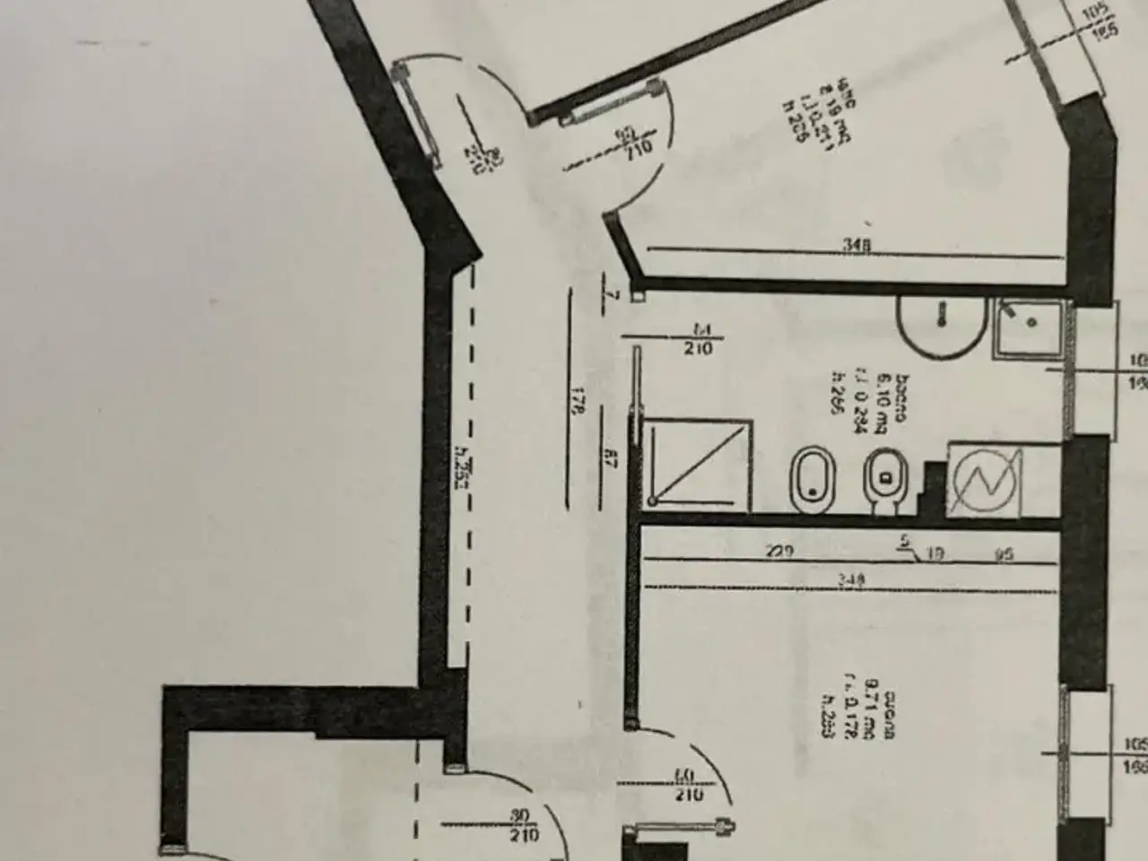 Quadrilocale in Uberti, Cesena - Planimetria 1