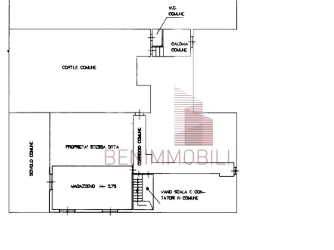 Magazzino in Via Giovanni Pascoli 5, Brescia, {3} - Planimetria 1