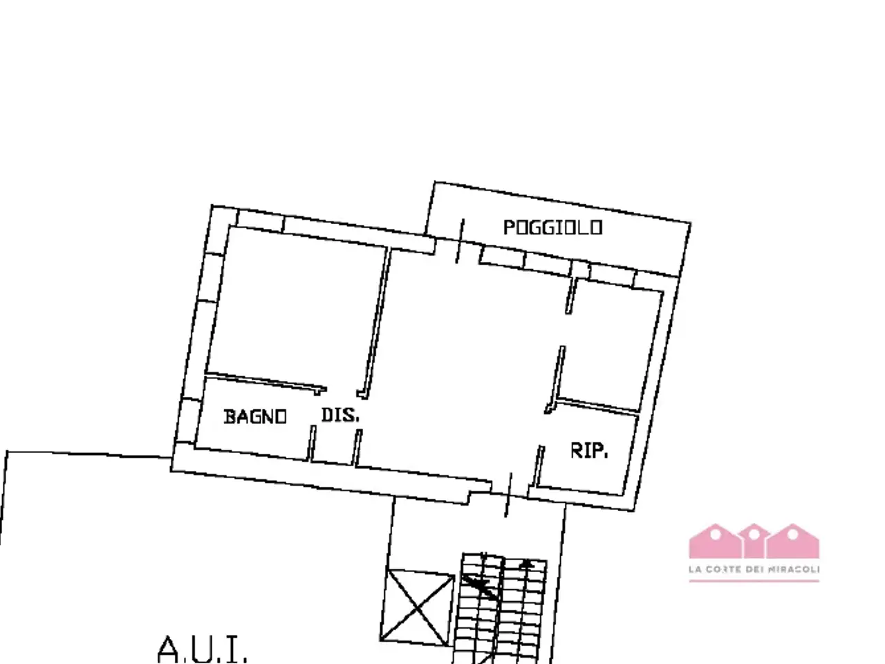 Ufficio in Contrà Muscheria, Vicenza, {3} - Planimetria 1
