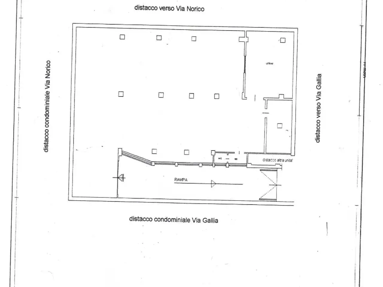Magazzino in Via Gallia, Roma, {3} - Planimetria 1