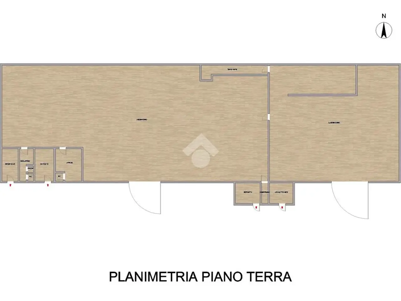 Capannone in Via Grilli 8, Rottofreno, {3} - Planimetria 1