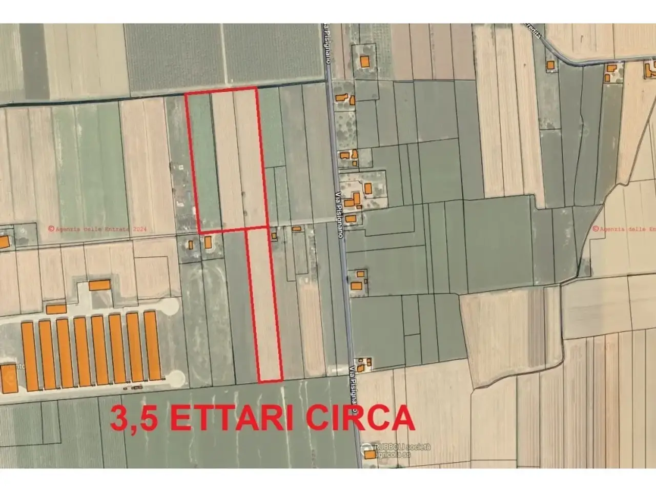 Terreno agricolo in vendita, Via Pisignano 6643, Cesena - Planimetria 1