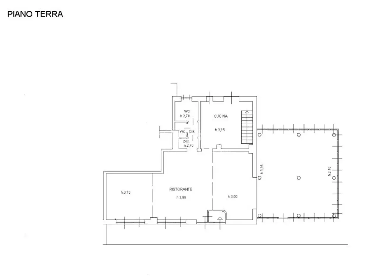 Negozio in Via Monfalcone 3, Milano, {3} - Planimetria 1