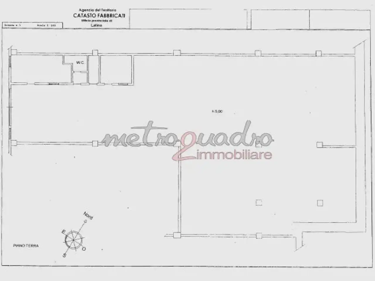 Negozio in Via Appia, Gaeta, {3} - Planimetria 1