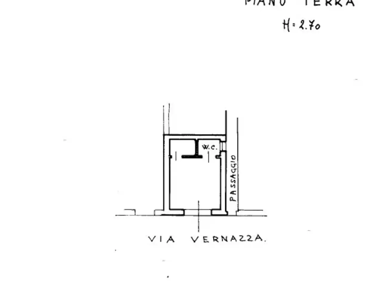 Negozio in Via Vernazza, Genova, {3} - Planimetria 1
