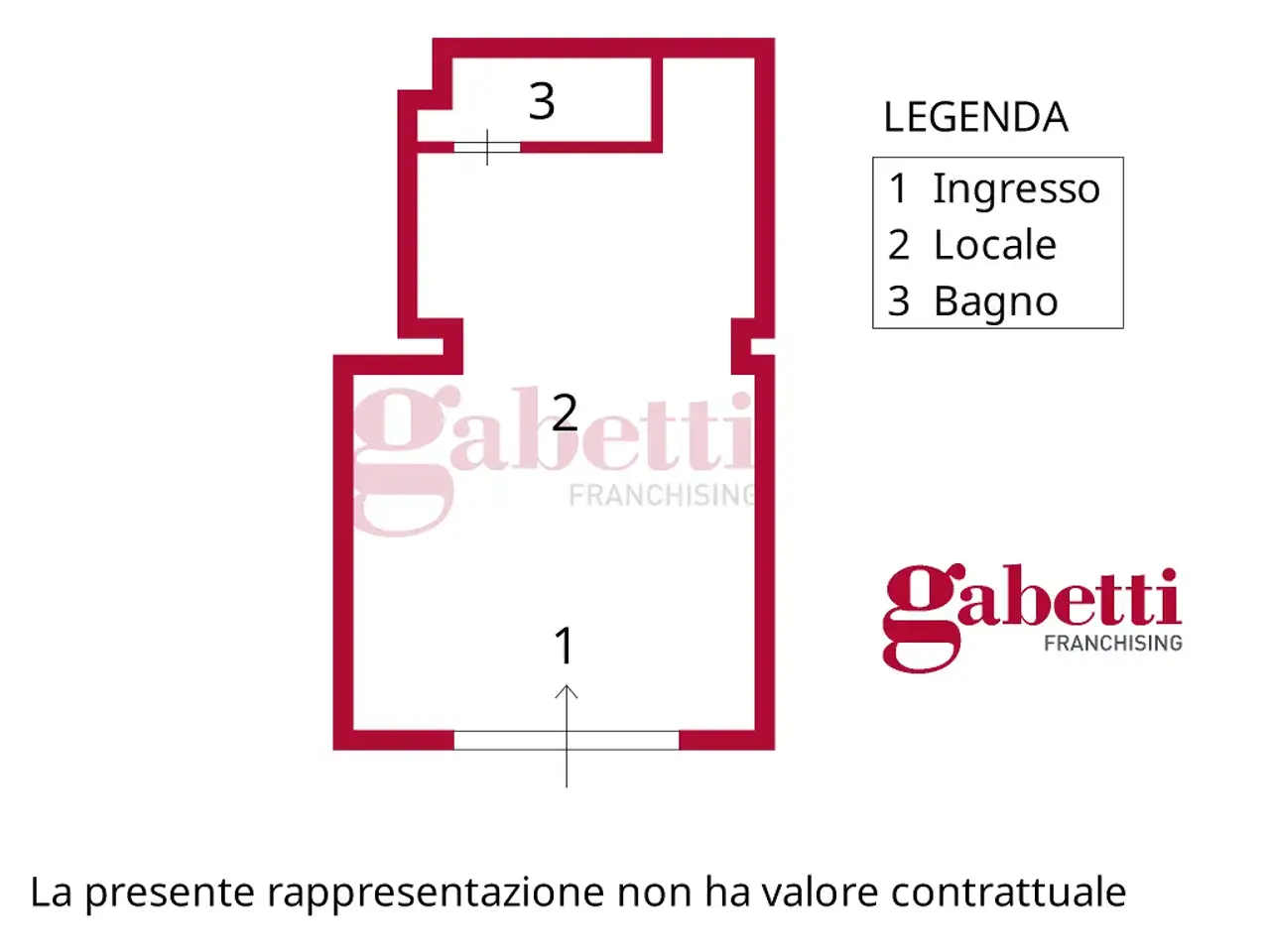 Negozio in Via Salvatore Calenda , Salerno, {3} - Planimetria 1
