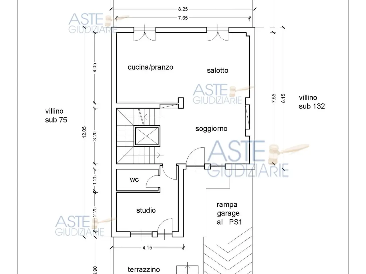 Autorimessa in Località Buzzurro di Gallico Marina, Traversa Via Marra, 53 53, Reggio Calabria, {3} - Planimetria 1