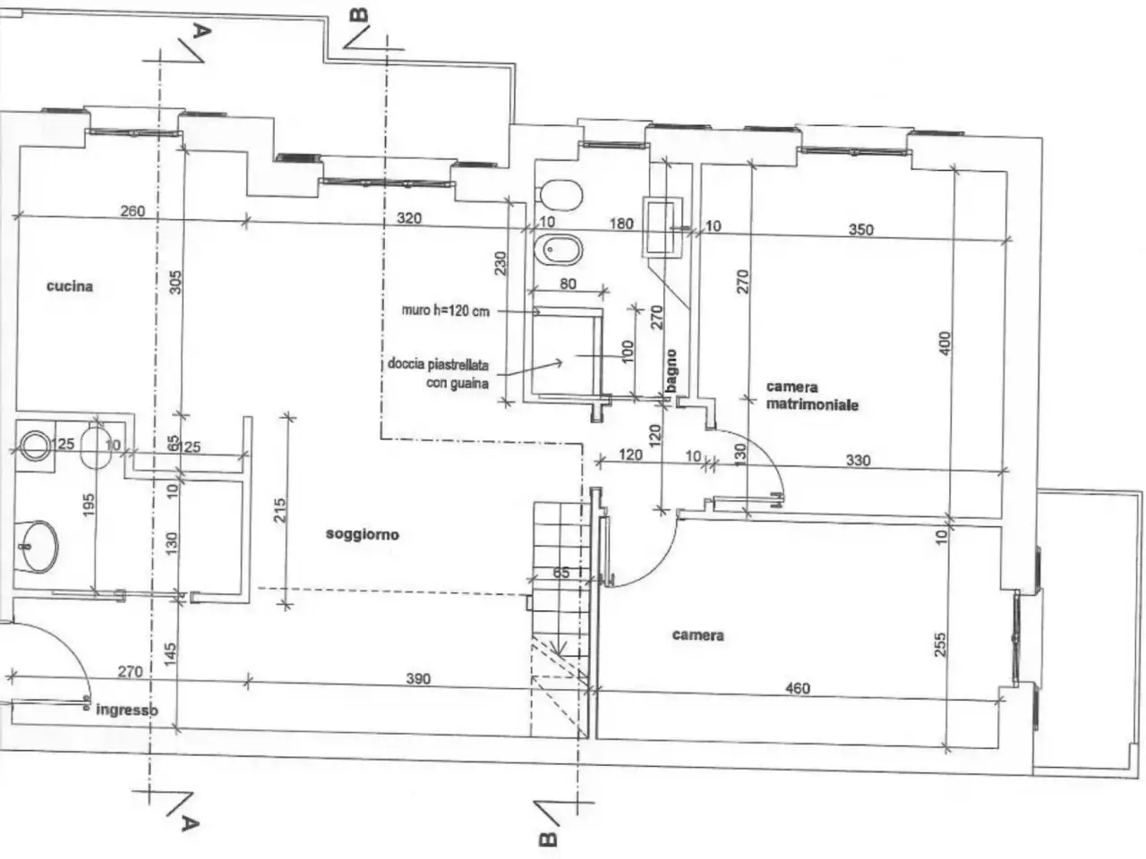 Trilocale in Mario Toninelli, Borgo San Giovanni - Planimetria 1