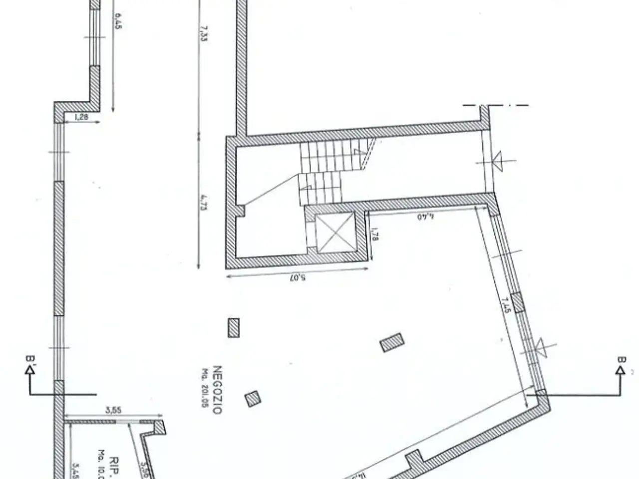 Negozio in Via Metastasio 19, Pomezia, {3} - Planimetria 1