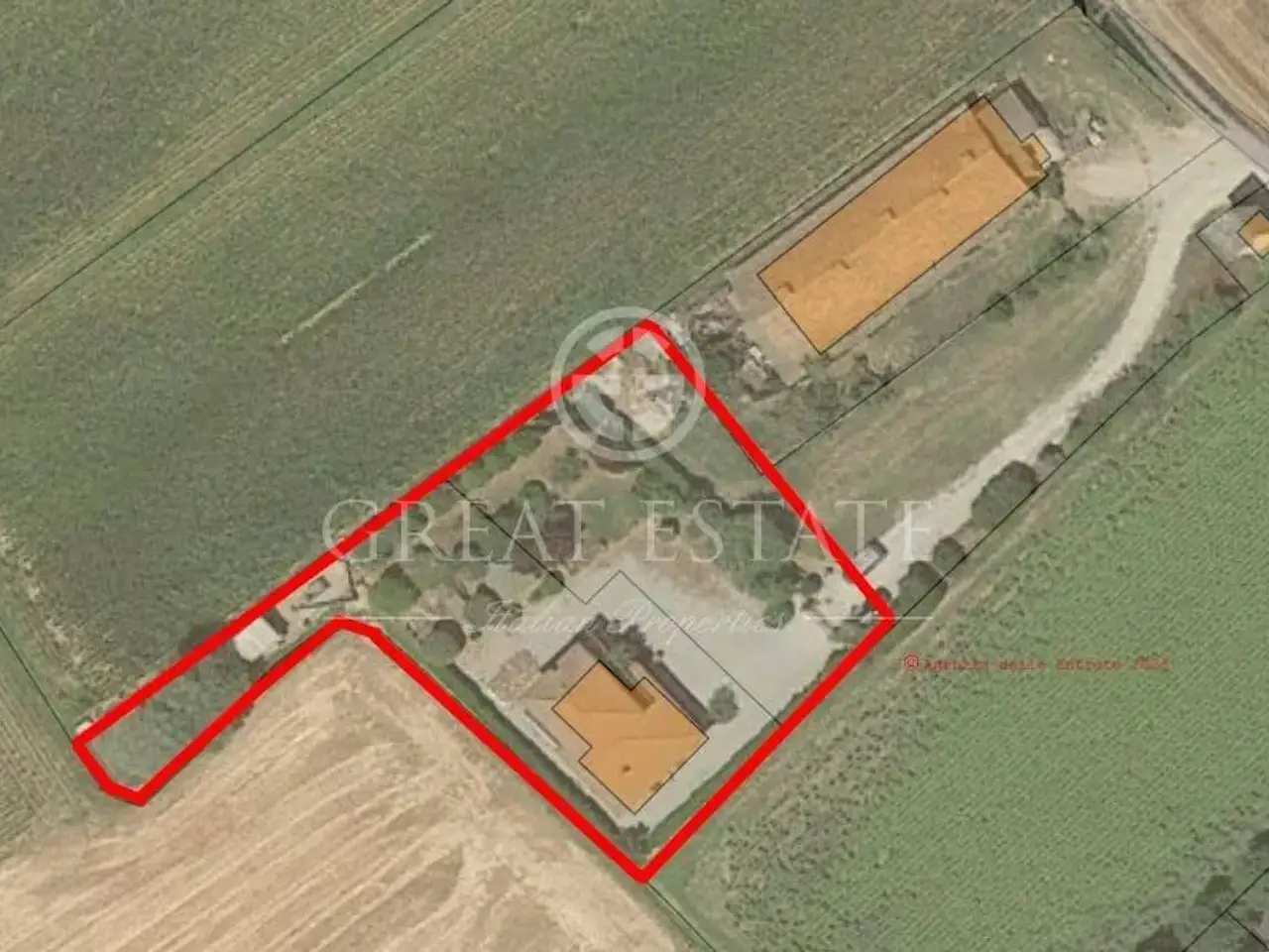 Country house or cottage, Cortona - Planimetry 1