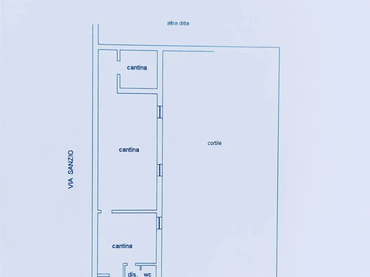 Magazzino in Via Raffaello Sanzio, Milano, {3} - Planimetria 1
