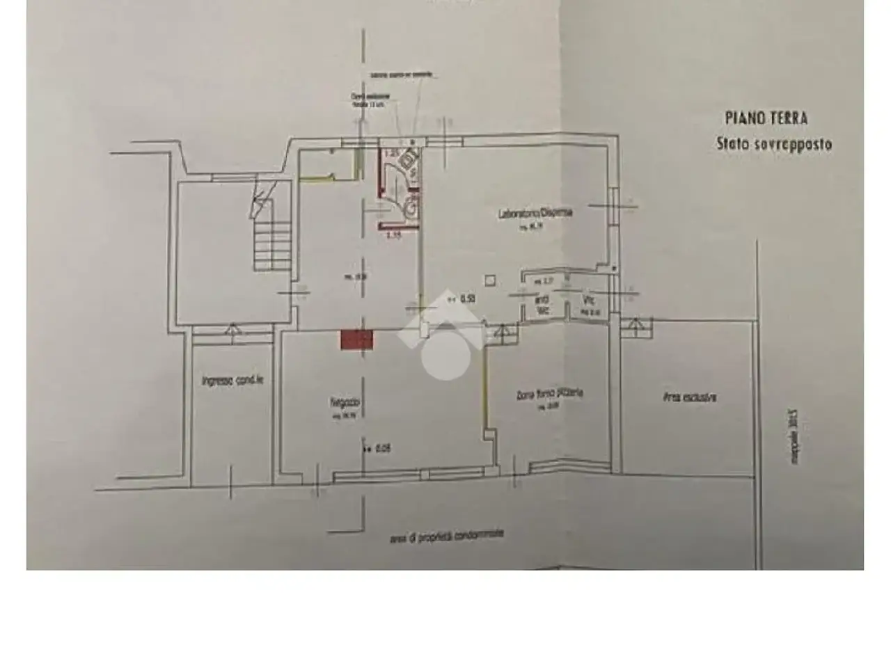 Negozio in Via Cesare Battisti 37, Seriate, {3} - Planimetria 1