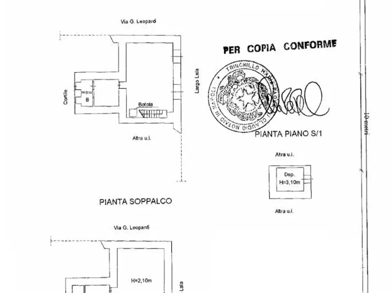 Negozio in Largo Alessandro Lala 9, Napoli, {3} - Planimetria 1