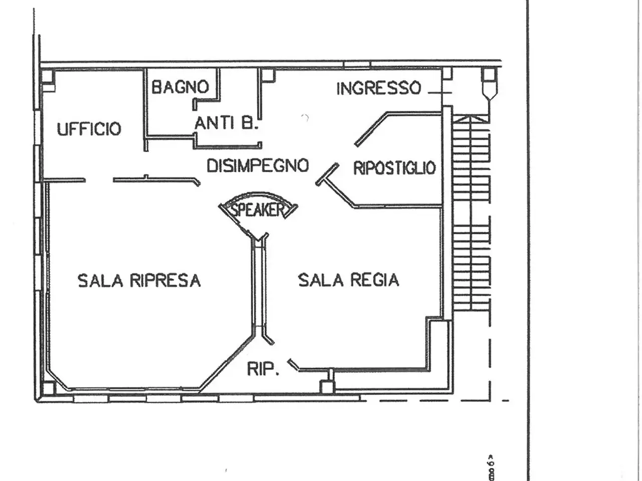 Laboratorio in Via Malpighi 4/C, Faenza, {3} - Planimetria 1