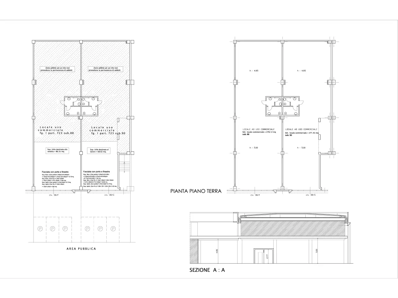 Locale commerciale in , Pontedera, {3} - Planimetria 1