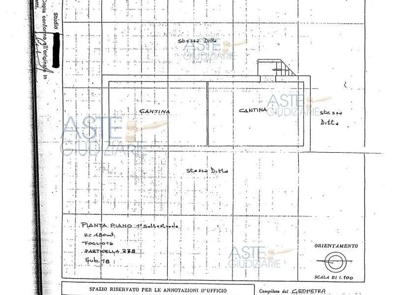Magazzino in asta, Via dell'Indipendenza, 13 13, Anzio - Planimetria 1