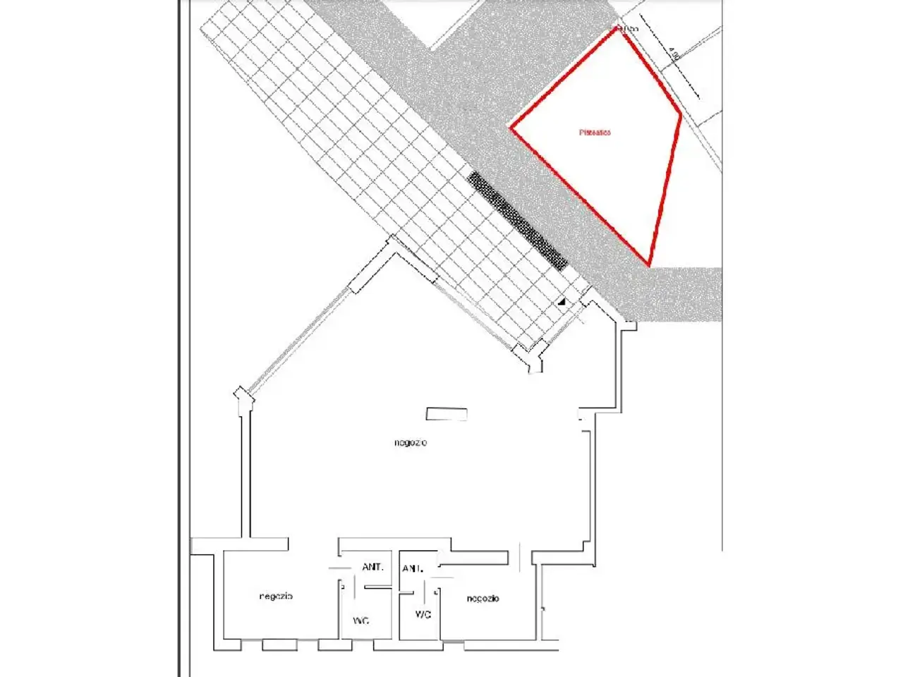 Negozio in Via Iseo 3, Erbusco, {3} - Planimetria 1
