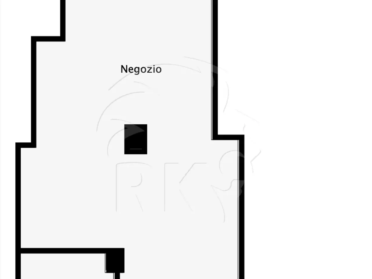 Negozio in Via Riva di Reno 56, Bologna, {3} - Planimetria 1