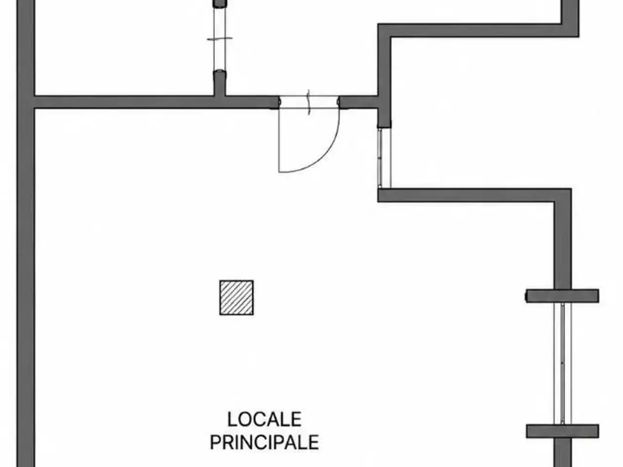 Negozio in Via Via Matteotti 4, Calderara Di Reno, {3} - Planimetria 1