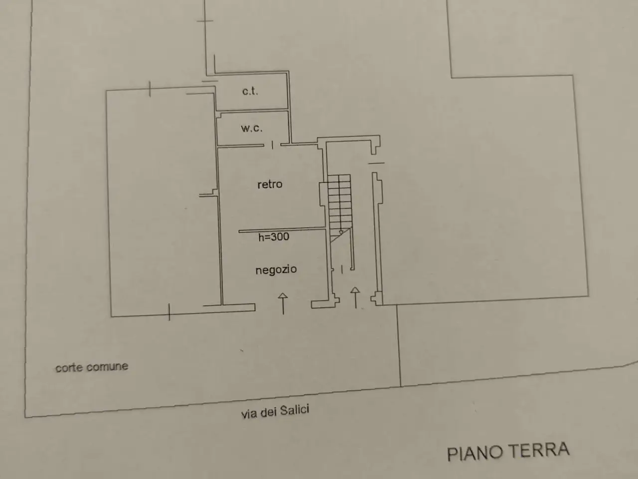 Negozio in Via dei Salici 11, Montemarciano, {3} - Planimetria 1