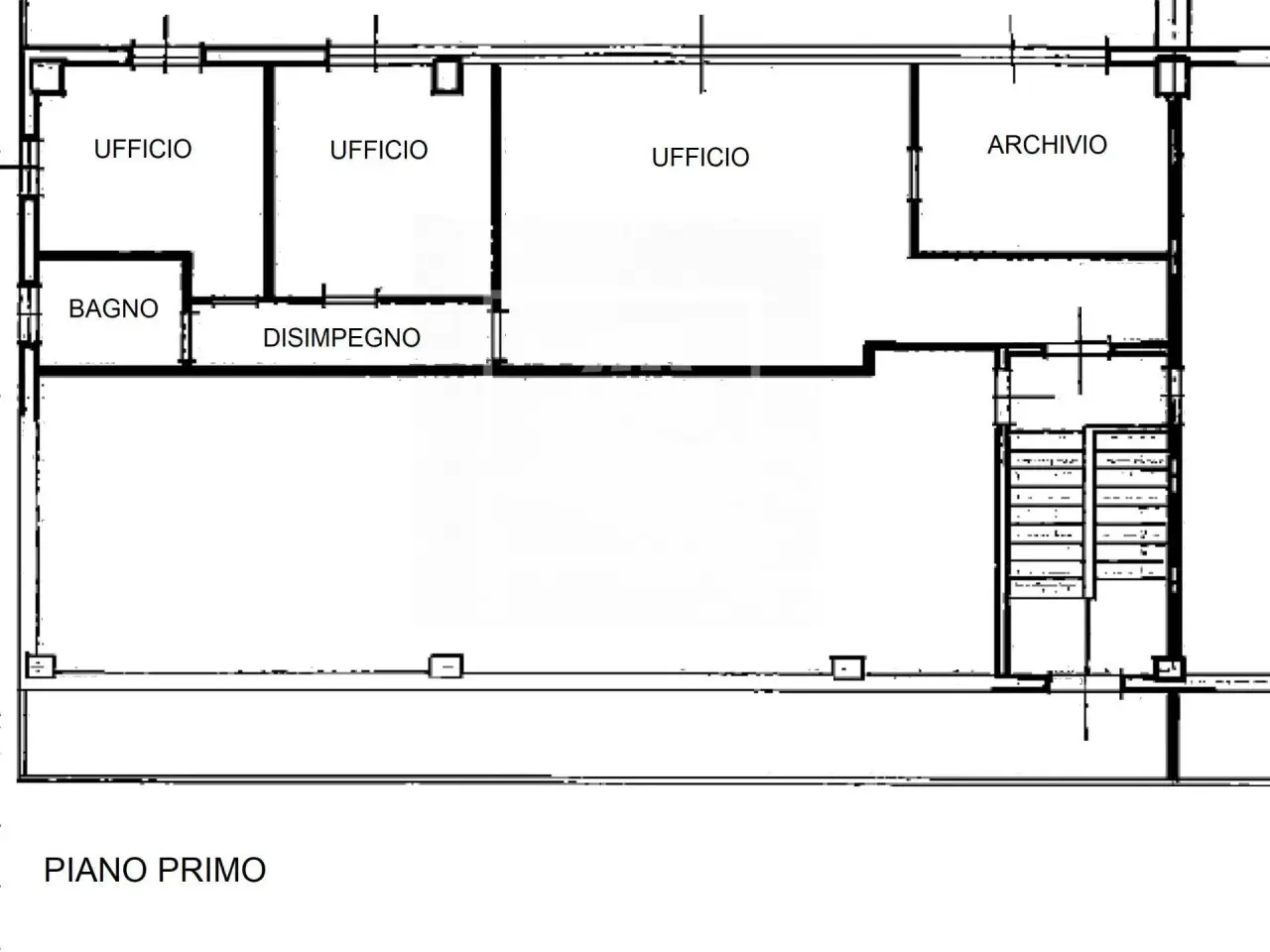 Ufficio in Via Fausto Coppi 3, Reggio Emilia, {3} - Planimetria 1
