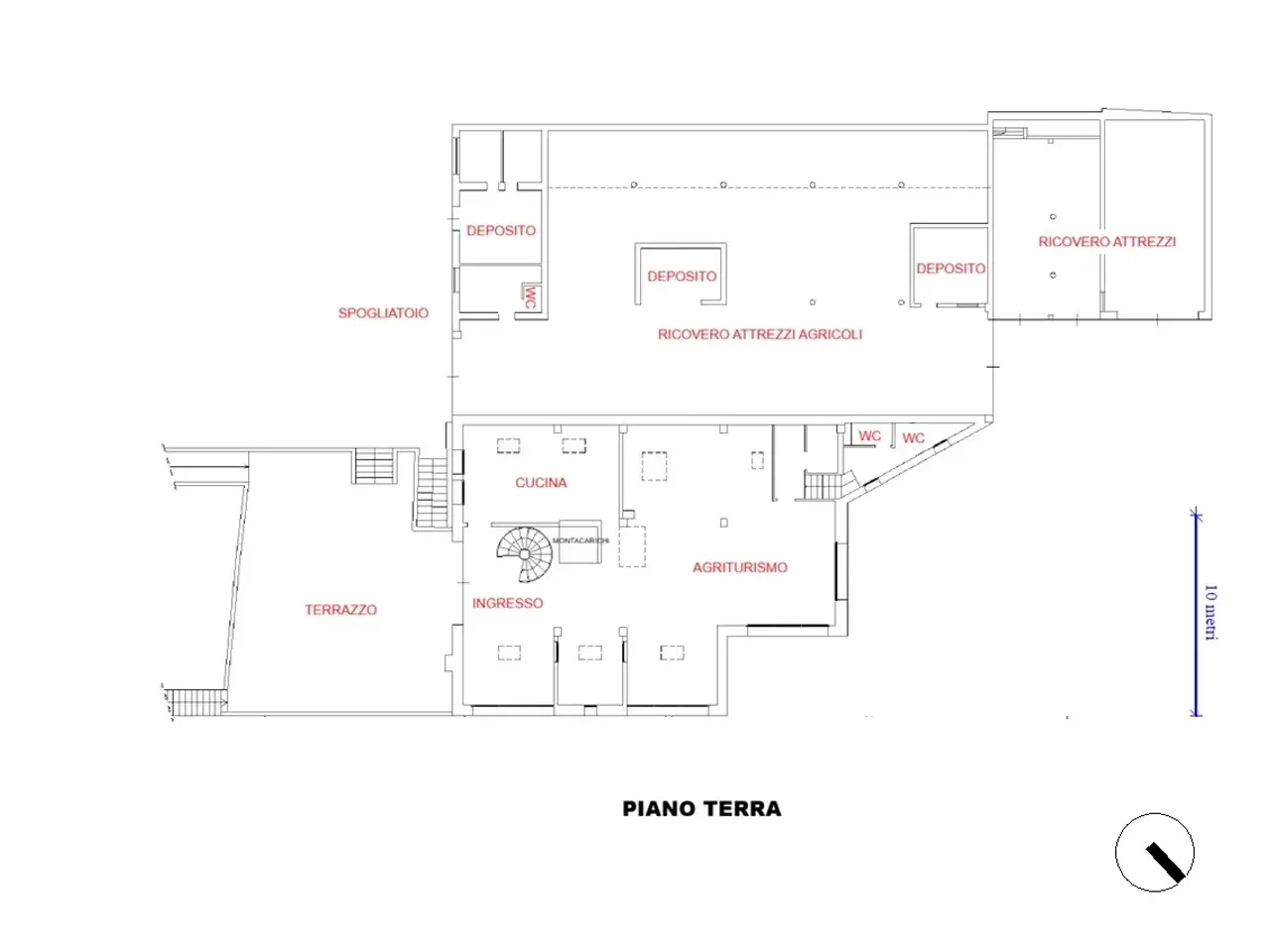 Azienda agricola in Vicenza Ovest, Vicenza, {3} - Planimetria 1