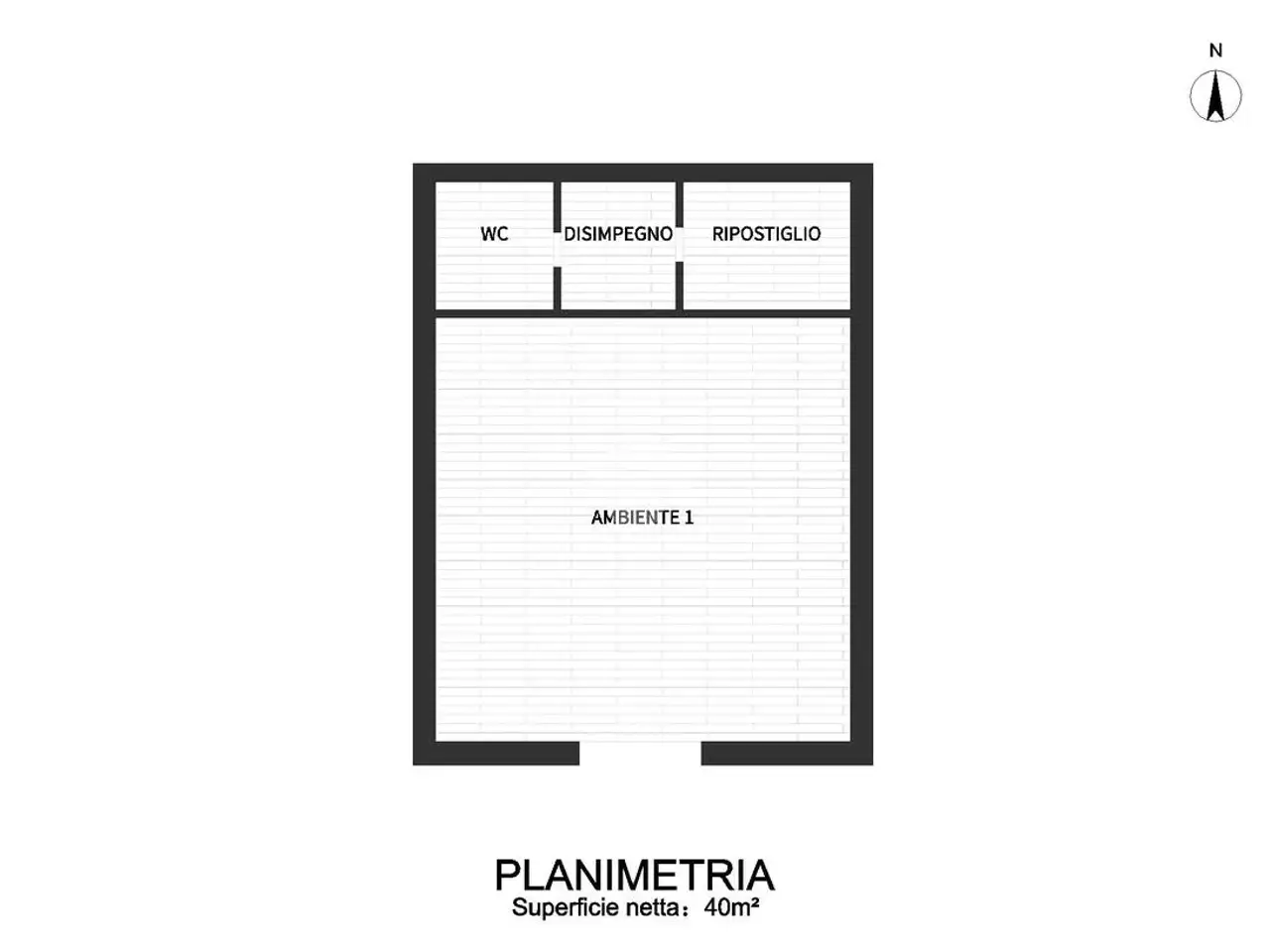 Negozio in Viale alla Marina 71, Anzio, {3} - Planimetria 1